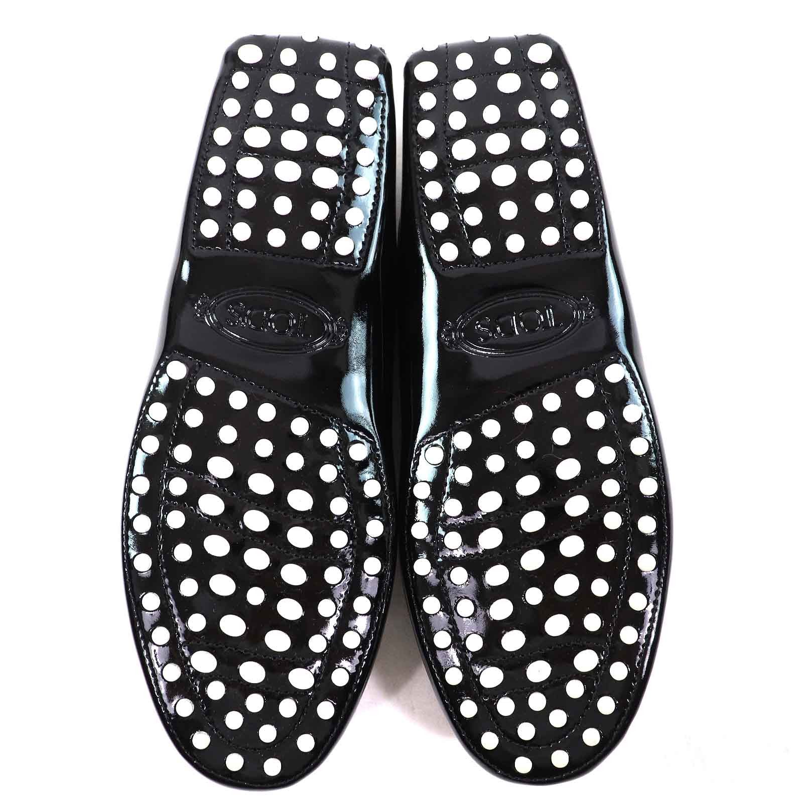 Tod's Tod's Tod’s Gommini Leopard Pattern Patent Leather Loafers Leather Shoes Size ONE SIZE - 8 Thumbnail
