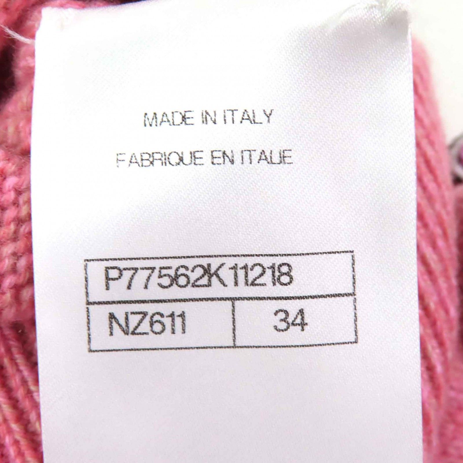 Chanel Chanel Chanel COCO Mark Guitar Patch Cashmere Knit Sweater Others Tops P77562 DUTY FREE for USA Size ONE SIZE - 7 Thumbnail