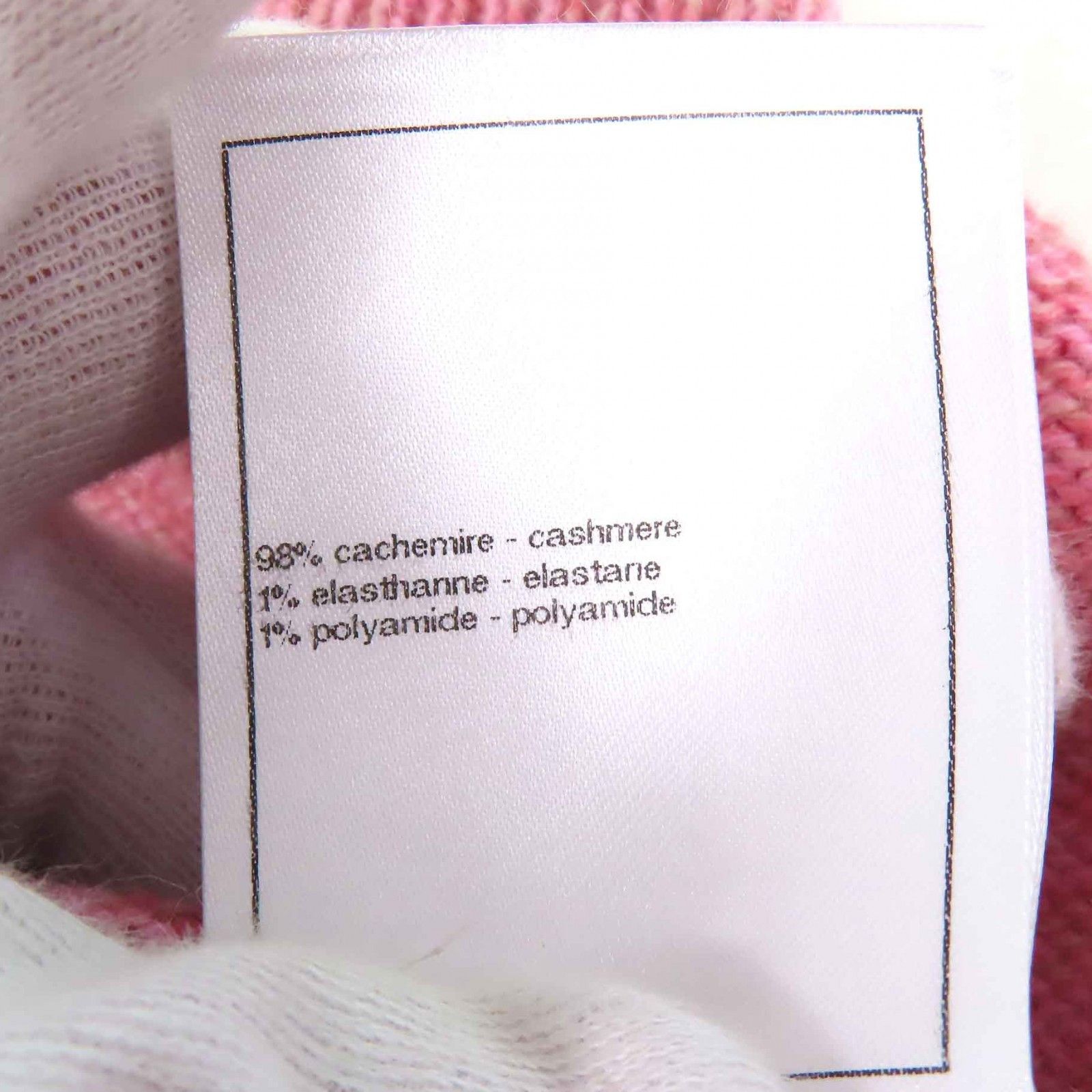 Chanel Chanel Chanel COCO Mark Guitar Patch Cashmere Knit Sweater Others Tops P77562 DUTY FREE for USA Size ONE SIZE - 8 Thumbnail