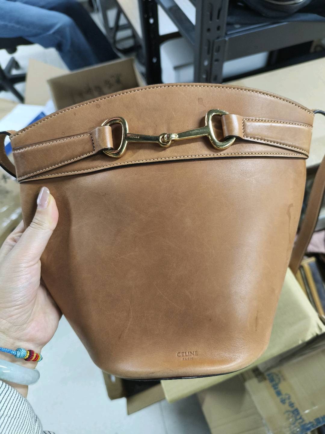 Celine Celine Celine Bucket Bag Calfskin Shoulder Bag Leather Shoulder Bag DUTY FREE for USA Size ONE SIZE - 2 Thumbnail