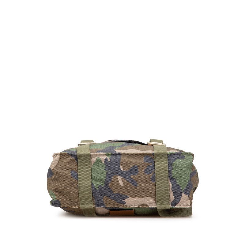 Valentino Valentino Valentino Camouflage Canvas Leather Backpack Canvas Backpack Size ONE SIZE - 3 Thumbnail