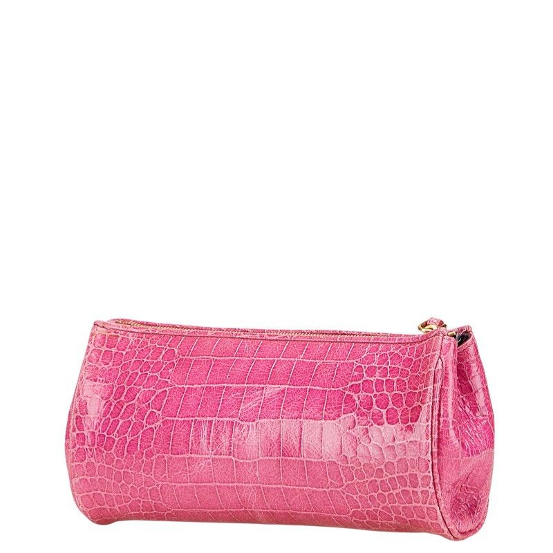 Miu Miu Miu Miu Miu Miu Croco Embossed Patent Pouch Enamel Other Size ONE SIZE - 2 Thumbnail