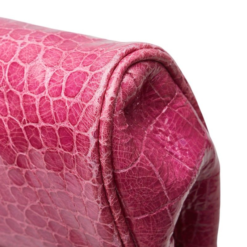 Miu Miu Miu Miu Miu Miu Croco Embossed Patent Pouch Enamel Other Size ONE SIZE - 4 Thumbnail