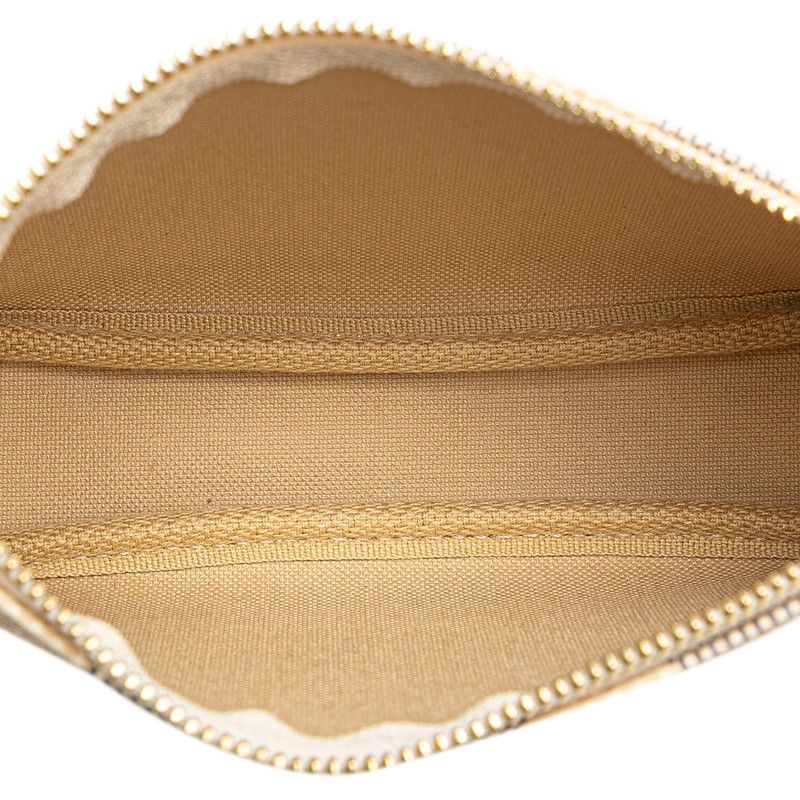 Louis Vuitton Louis Vuitton Louis Vuitton Mini Pochette Accessoires Damier Azur Accessory Pouch Canvas Handbag N58010 Size ONE SIZE - 8 Thumbnail