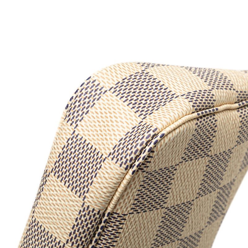 Louis Vuitton Louis Vuitton Louis Vuitton Mini Pochette Accessoires Damier Azur Accessory Pouch Canvas Handbag N58010 Size ONE SIZE - 6 Thumbnail