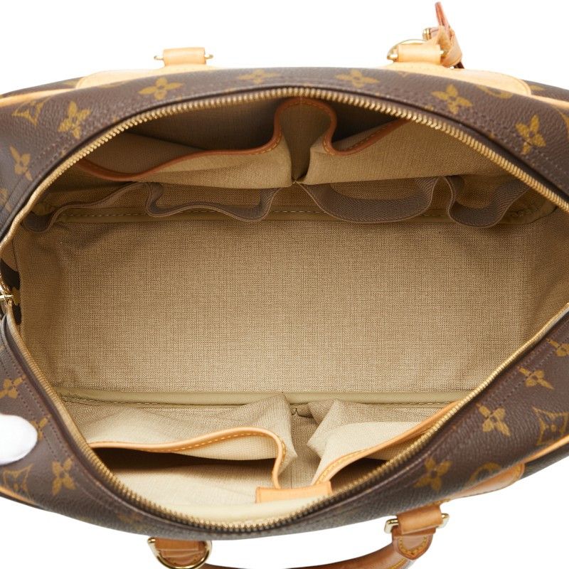 Louis Vuitton Louis Vuitton Louis Vuitton Deauville Monogram Handbag Canvas Handbag M47270 Size ONE SIZE - 10 Thumbnail