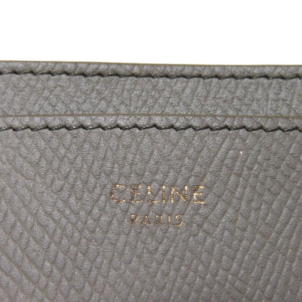 Celine Celine Celine Card Holder Grained Calfskin Card Case Leather Card Case 10B703BEL.10BL Size ONE SIZE - 10 Thumbnail