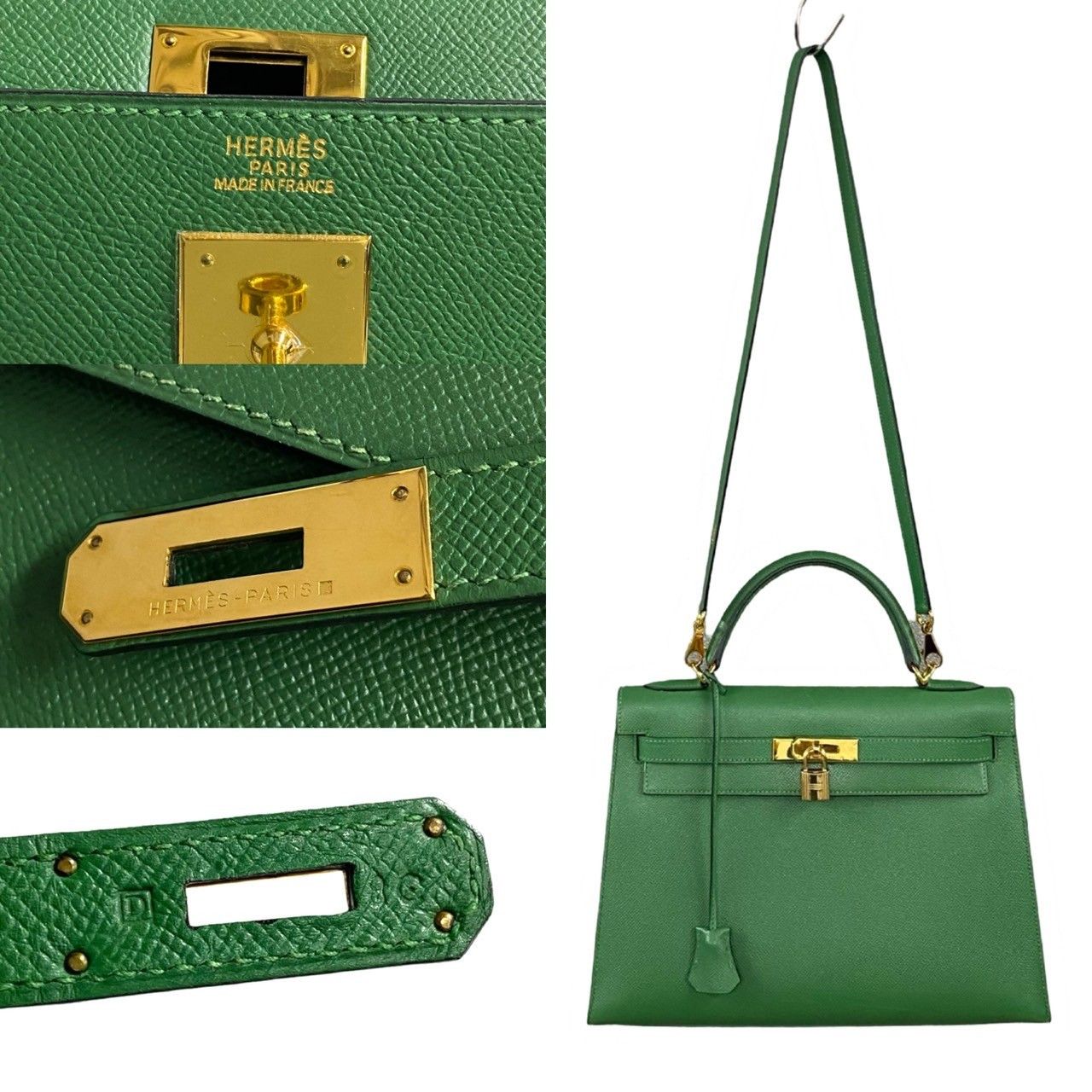Hermes Hermes Hermes Kelly Epsom 2way bag Leather Shoulder Bag Stamp D (2000) Size ONE SIZE - 4 Thumbnail