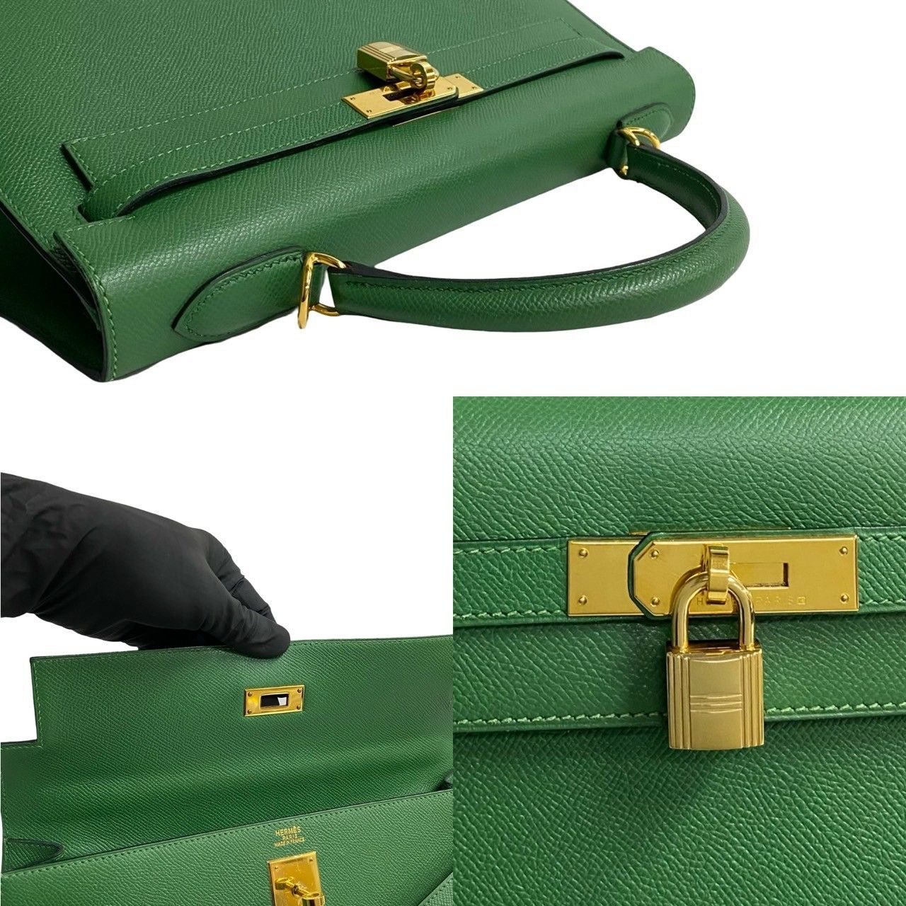 Hermes Hermes Hermes Kelly Epsom 2way bag Leather Shoulder Bag Stamp D (2000) Size ONE SIZE - 7 Thumbnail