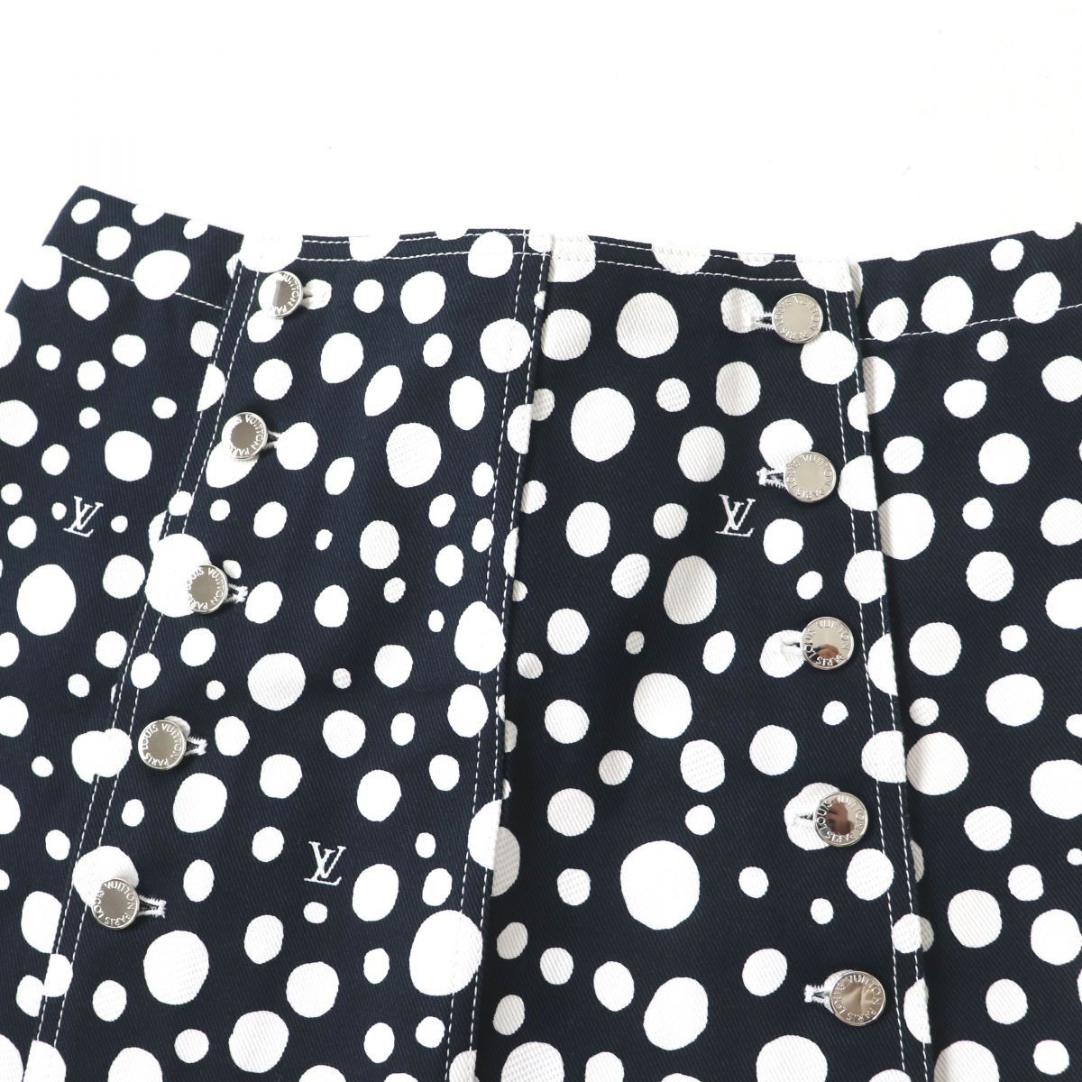 Louis Vuitton Louis Vuitton Louis Vuitton Yayoi Kusama Infinity Dot Skirt Limited Cotton Skirts 1AB713 Size ONE SIZE - 3 Thumbnail