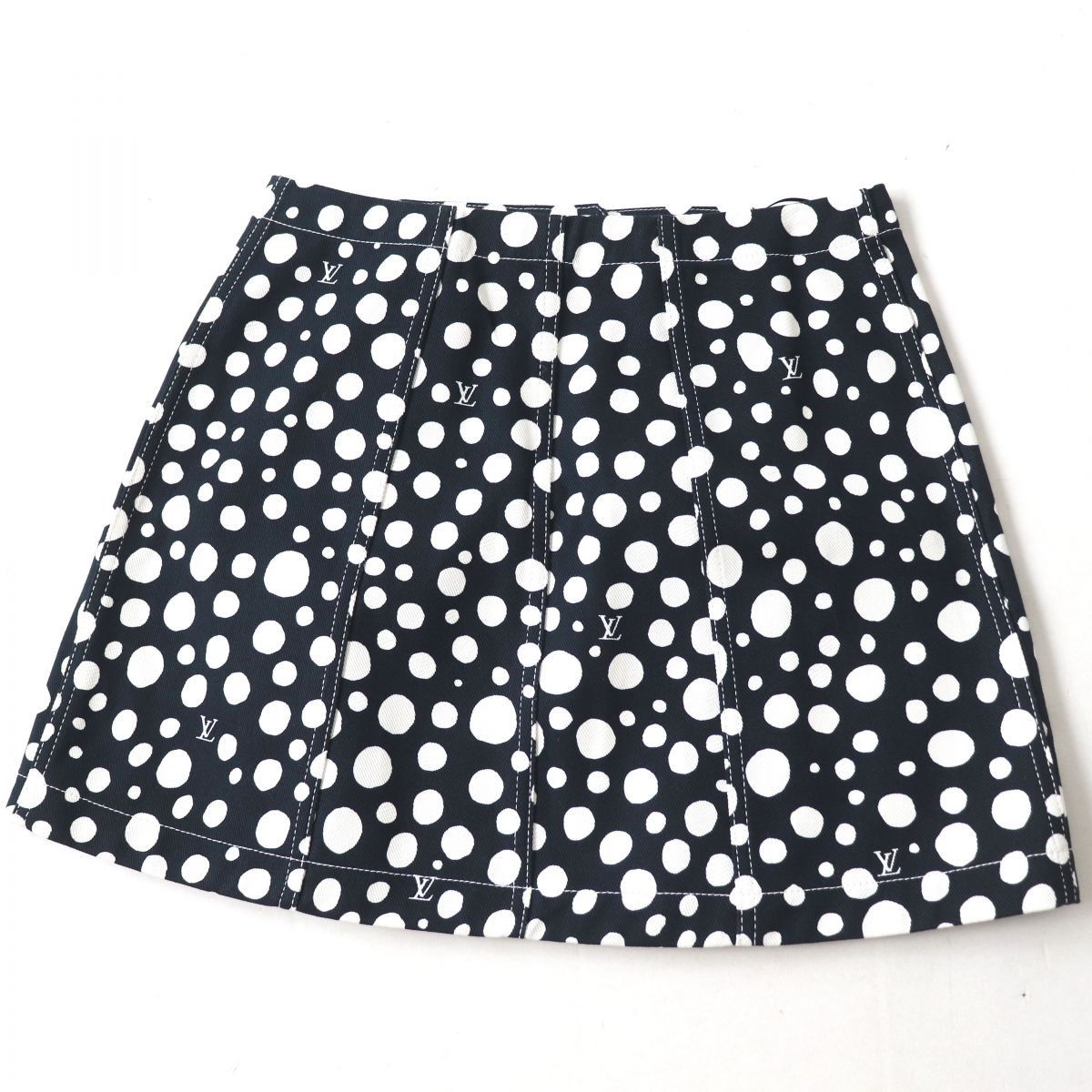 Louis Vuitton Louis Vuitton Louis Vuitton Yayoi Kusama Infinity Dot Skirt Limited Cotton Skirts 1AB713 Size ONE SIZE - 2 Thumbnail