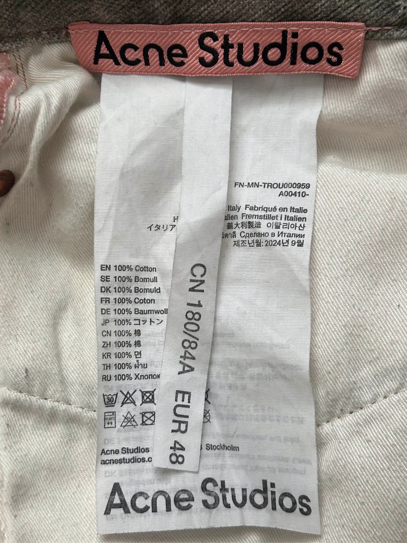 Acne Studios Acne Studios Jeans Size US 31 - 2 Thumbnail