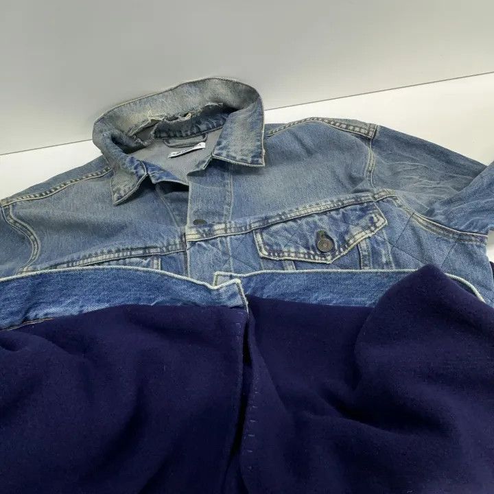 Balenciaga Balenciaga Casual Patchwork Jacket 0079 Size US S / EU 44-46 / 1 - 9 Thumbnail