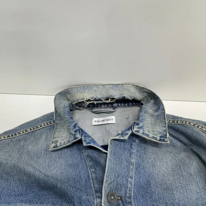 Balenciaga Balenciaga Casual Patchwork Jacket 0079 Size US S / EU 44-46 / 1 - 6 Thumbnail