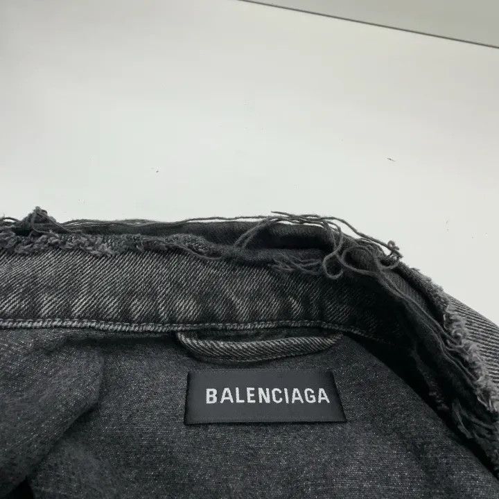 Balenciaga Balenciaga Black Casual Denim Jacket 0079 Size US M / EU 48-50 / 2 - 5 Thumbnail