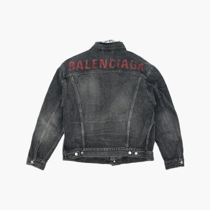 Balenciaga Balenciaga Black Casual Denim Jacket 0079 Size US M / EU 48-50 / 2 - 3 Thumbnail