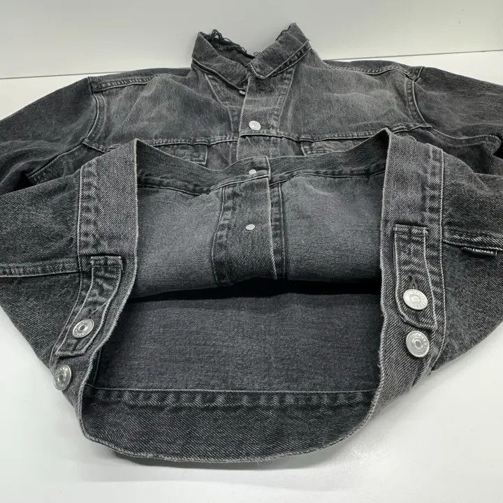 Balenciaga Balenciaga Black Casual Denim Jacket 0079 Size US M / EU 48-50 / 2 - 7 Thumbnail
