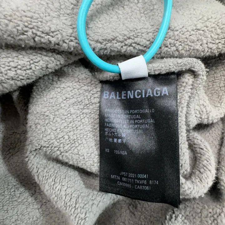 Balenciaga Balenciaga Logo Print Hooded Sweatshirt for Men 0079 Size US XS / EU 42 / 0 - 4 Thumbnail