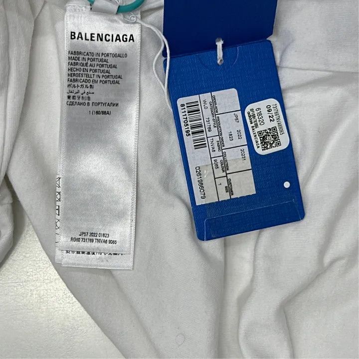 Balenciaga Balenciaga x Adidas Embroidered Logo T-Shirt 0079 Size US M / EU 48-50 / 2 - 4 Thumbnail
