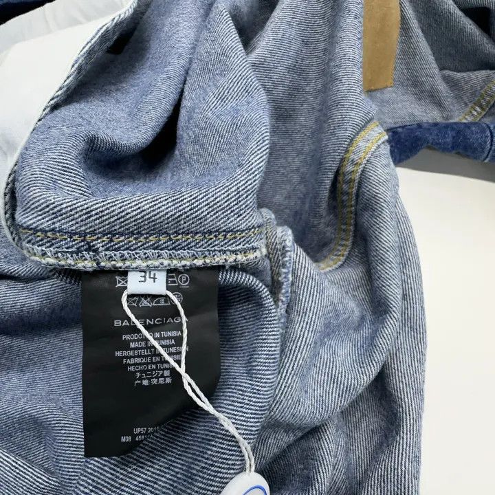 Balenciaga Balenciaga Casual Denim Jacket 0079 Size US S / EU 44-46 / 1 - 5 Thumbnail