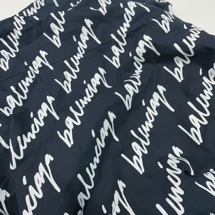 Balenciaga Balenciaga SS22 Logo Print Long Sleeve Shirt 0079 Size US M / EU 48-50 / 2 - 4 Thumbnail
