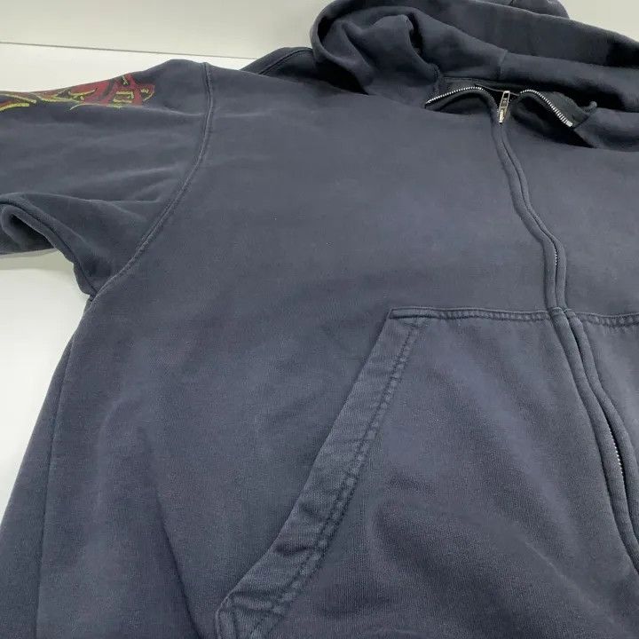 Balenciaga Balenciaga Black Graphic Zip Hoodie for Men 0079 Size US S / EU 44-46 / 1 - 8 Thumbnail
