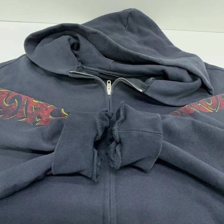 Balenciaga Balenciaga Black Graphic Zip Hoodie for Men 0079 Size US S / EU 44-46 / 1 - 9 Thumbnail