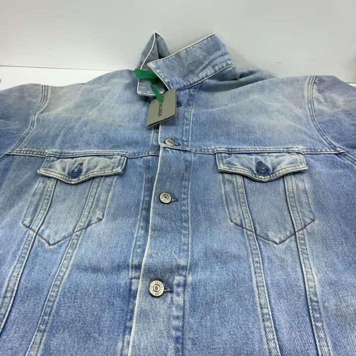 Balenciaga Balenciaga Vintage Embroidered Denim Jacket 0079 Size US L / EU 52-54 / 3 - 8 Thumbnail
