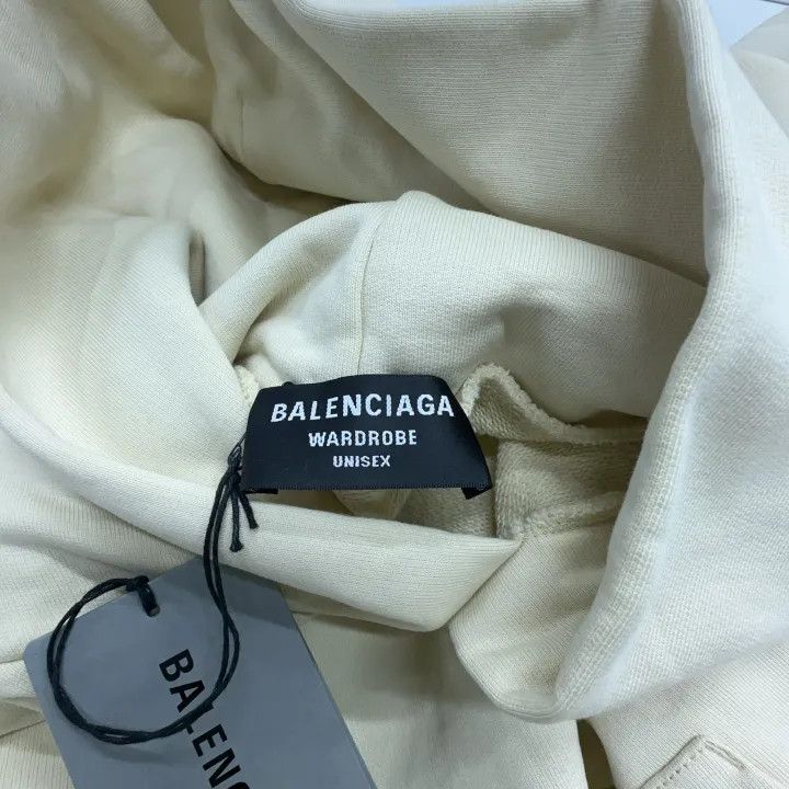 Balenciaga Balenciaga Logo Print Hoodie for Unisex 0079 Size US XS / EU 42 / 0 - 7 Thumbnail
