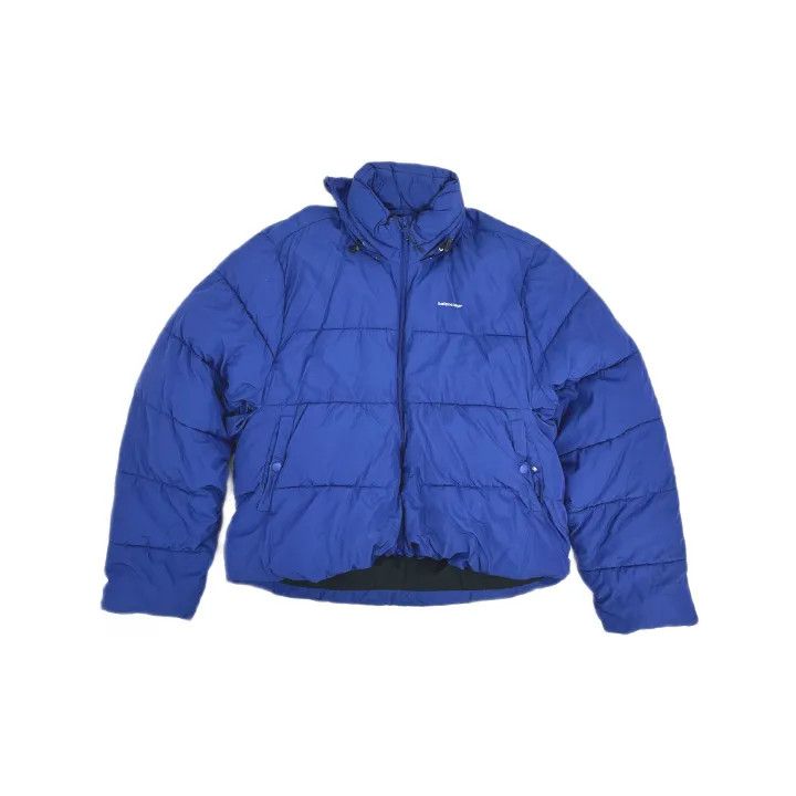 Balenciaga Balenciaga Blue Puffer Jacket for Men 0079 Size US L / EU 52-54 / 3 - 2 Thumbnail