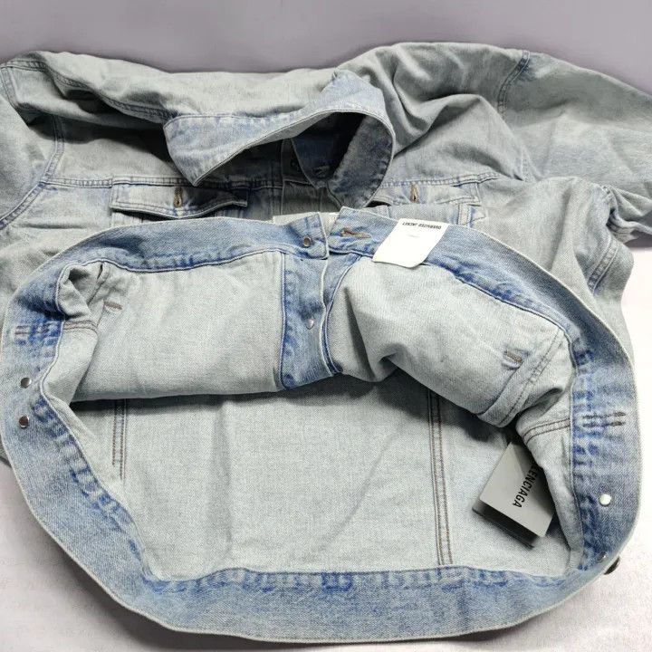 Balenciaga Balenciaga SS24 Wash Blue Denim Jacket 0079 Size US L / EU 52-54 / 3 - 13 Thumbnail