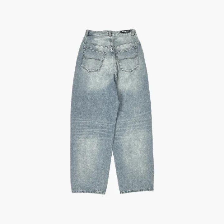Balenciaga Balenciaga Vintage High-Waisted Wide-Leg Jeans 0079 Size US 27 - 3 Thumbnail