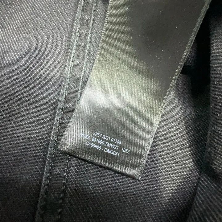 Balenciaga Balenciaga Allover Logo Long Sleeve Denim Jacket 0079 Size US L / EU 52-54 / 3 - 5 Thumbnail