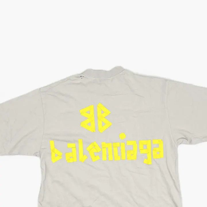 Balenciaga Balenciaga White Graphic Print T-Shirt 0079 Size US XL / EU 56 / 4 - 4 Thumbnail
