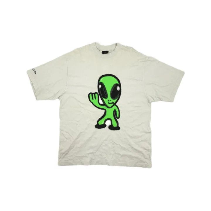 Balenciaga Balenciaga SS25 High Summer Alien Graphic Tee 0079 Size US S / EU 44-46 / 1 - 2 Thumbnail