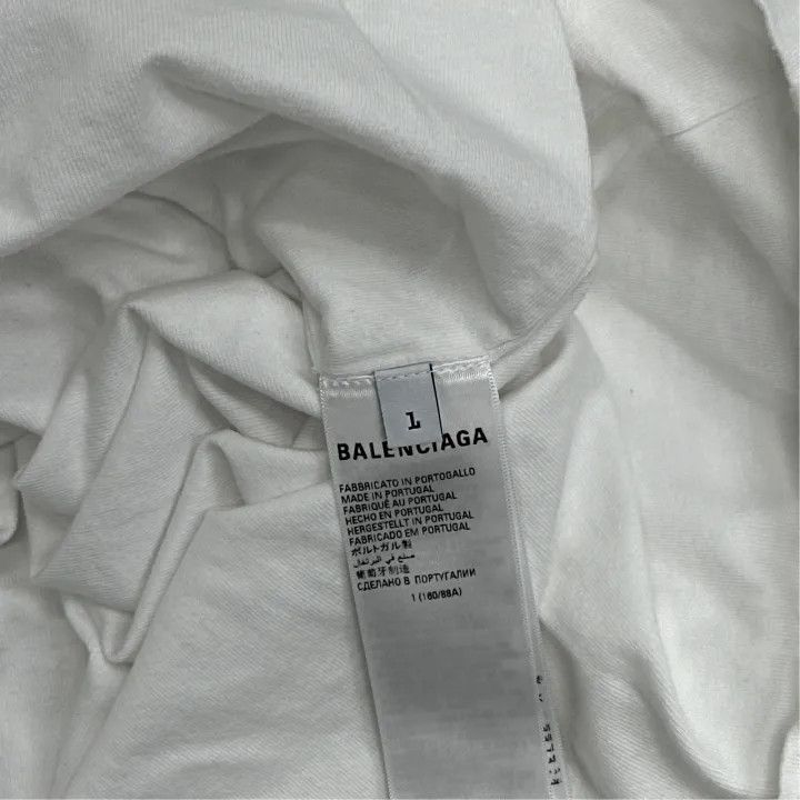 Balenciaga Balenciaga x Adidas Logo Embroidered T-Shirt 0079 Size US M / EU 48-50 / 2 - 3 Thumbnail