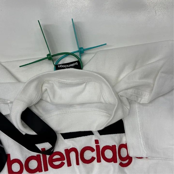 Balenciaga Balenciaga x Adidas Logo Embroidery T-Shirt 0079 Size US M / EU 48-50 / 2 - 6 Thumbnail
