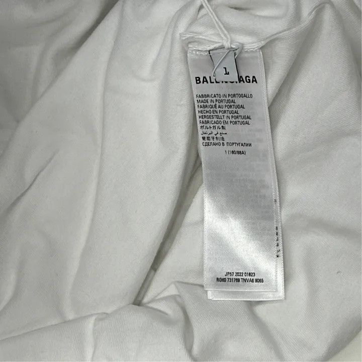 Balenciaga Balenciaga x Adidas Logo Embroidery T-Shirt 0079 Size US M / EU 48-50 / 2 - 4 Thumbnail