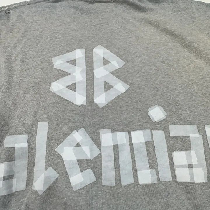 Balenciaga Balenciaga Logo Print Grey Short Sleeve T-Shirt 0079 Size US S / EU 44-46 / 1 - 4 Thumbnail
