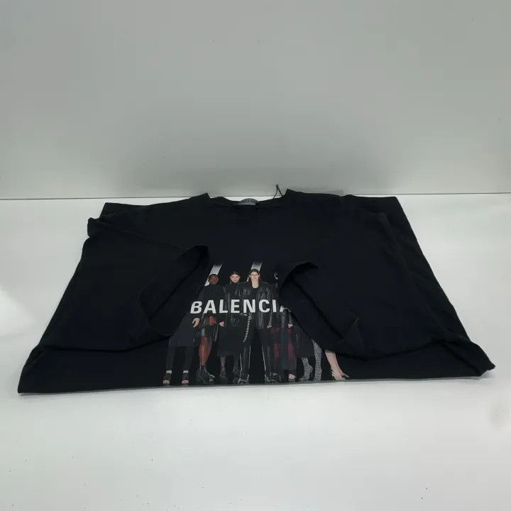 Balenciaga Balenciaga Vintage Logo Graphic Short Sleeve T-Shirt 0079 Size US XXS / EU 40 - 9 Thumbnail
