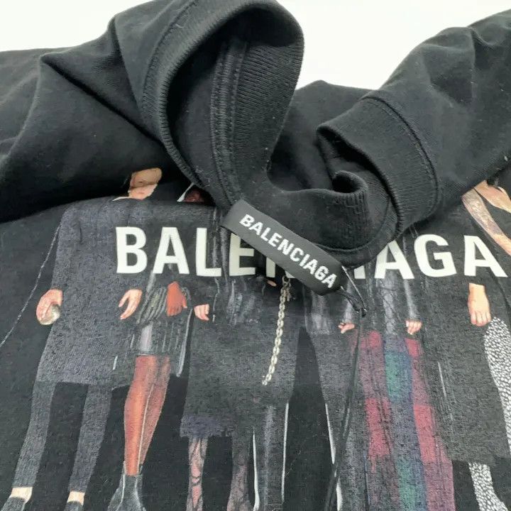 Balenciaga Balenciaga Vintage Logo Graphic Short Sleeve T-Shirt 0079 Size US XXS / EU 40 - 5 Thumbnail