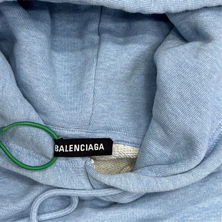 Balenciaga Balenciaga AW19 Printed Hoodie for Men 0079 Size US XL / EU 56 / 4 - 4 Thumbnail
