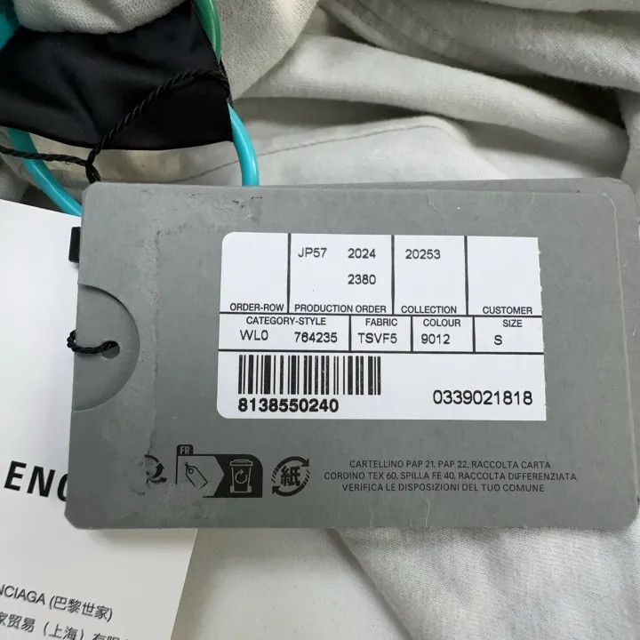 Balenciaga Balenciaga SS25 Summer Dripley T-Shirt White 0079 Size US S / EU 44-46 / 1 - 4 Thumbnail