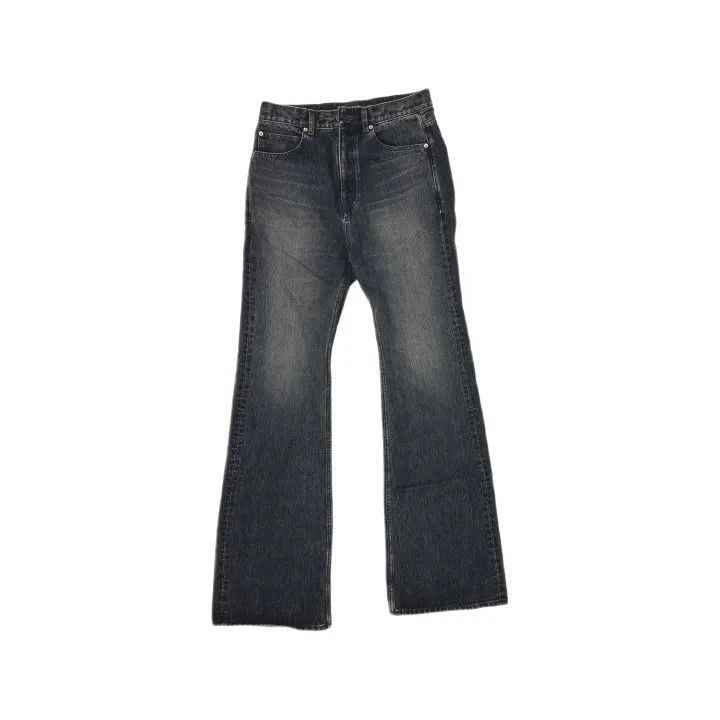 Balenciaga Balenciaga SS24 Washed High-Waisted Flared Jeans 0079 Size US 29 - 2 Thumbnail
