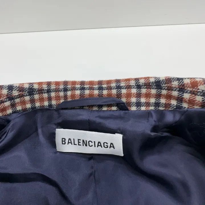 Balenciaga Balenciaga Checked Casual Blazer 0079 Size US S / EU 44-46 / 1 - 3 Thumbnail