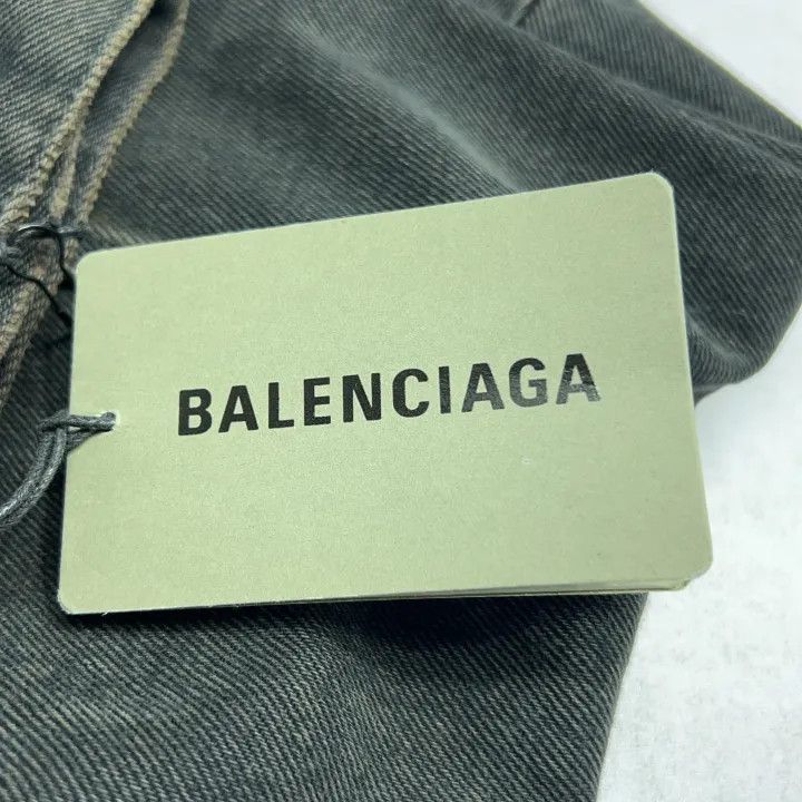 Balenciaga Balenciaga Graffiti Long Sleeve Denim Jacket 0079 Size US S / EU 44-46 / 1 - 5 Thumbnail