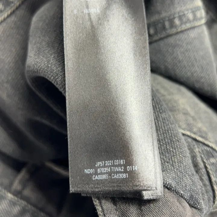 Balenciaga Balenciaga Graffiti Long Sleeve Denim Jacket 0079 Size US S / EU 44-46 / 1 - 6 Thumbnail