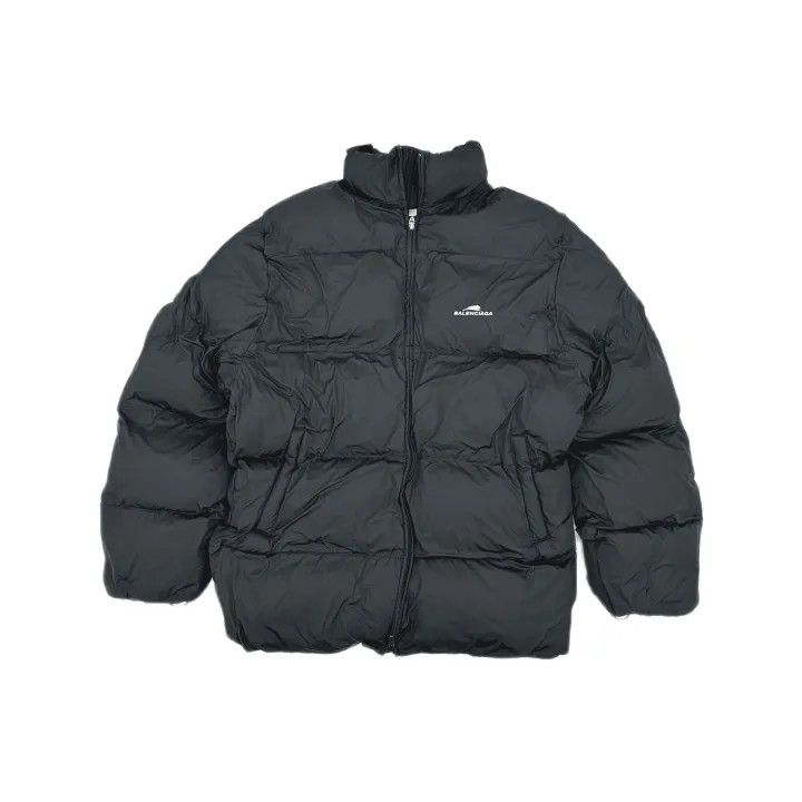 Balenciaga Balenciaga Black Zipper Collar Down Jacket 0079 Size US XS / EU 42 / 0 - 2 Thumbnail