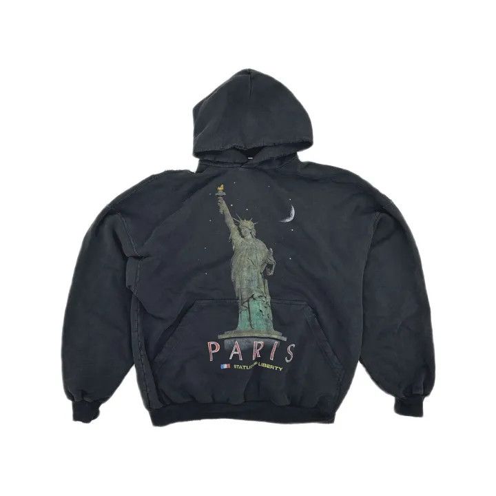 Balenciaga Balenciaga Graphic Printed Hoodie for Men 0079 Size US M / EU 48-50 / 2 - 2 Thumbnail