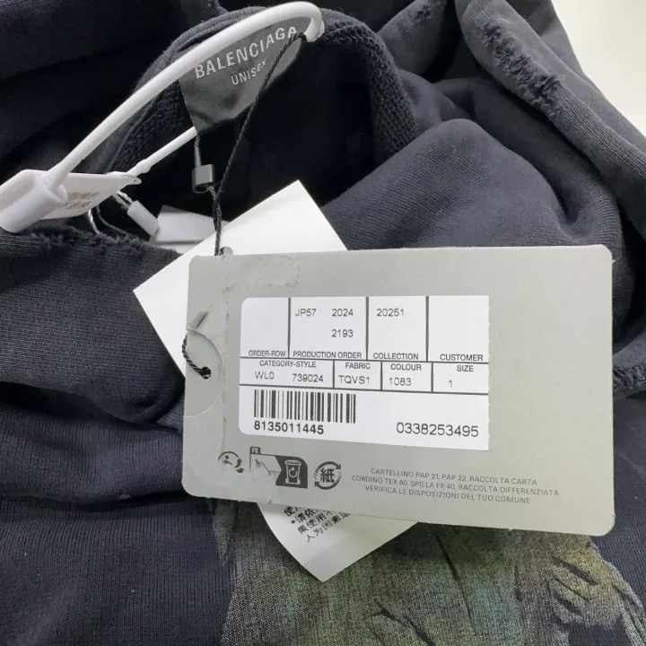 Balenciaga Balenciaga Graphic Printed Hoodie for Men 0079 Size US M / EU 48-50 / 2 - 7 Thumbnail